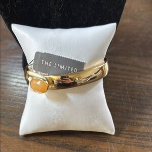 The Limited Gold Bracelet with Orange Accent